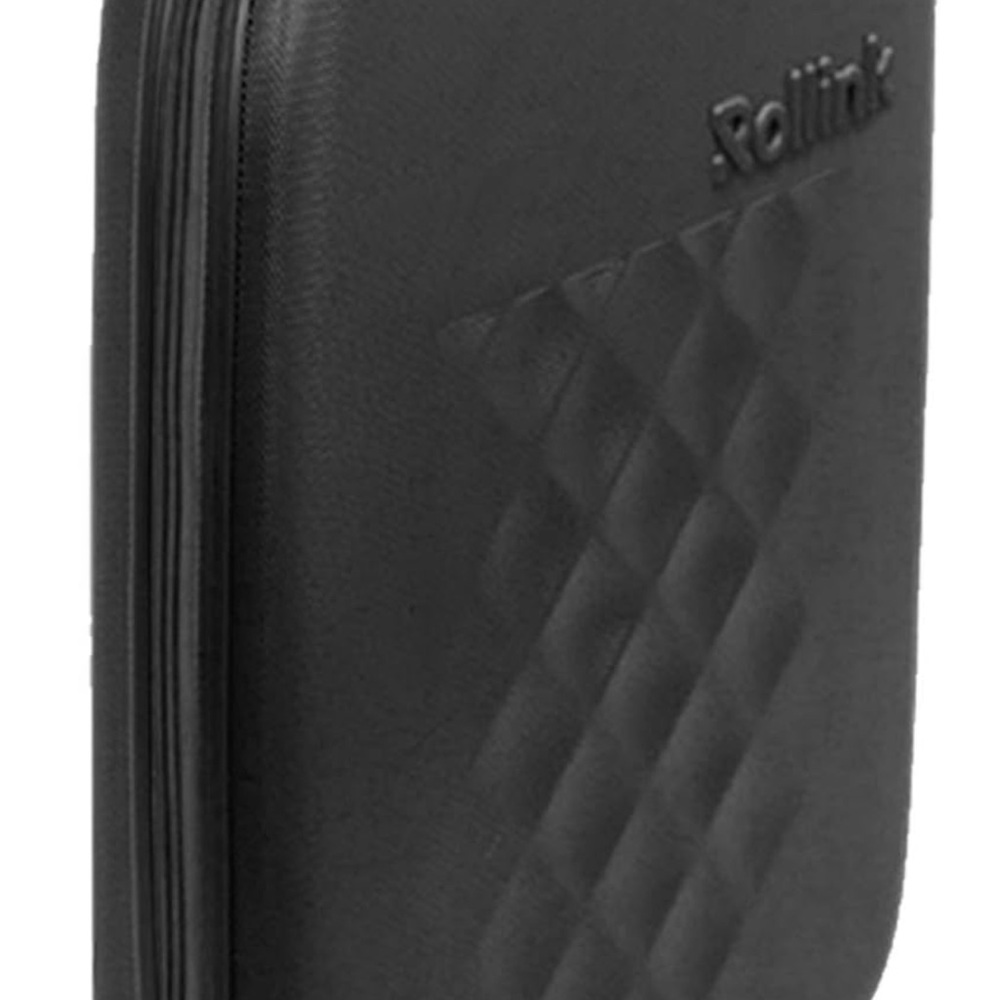 Rollink Black Hard Shell Flex 21 Foldable Carry-On Luggage